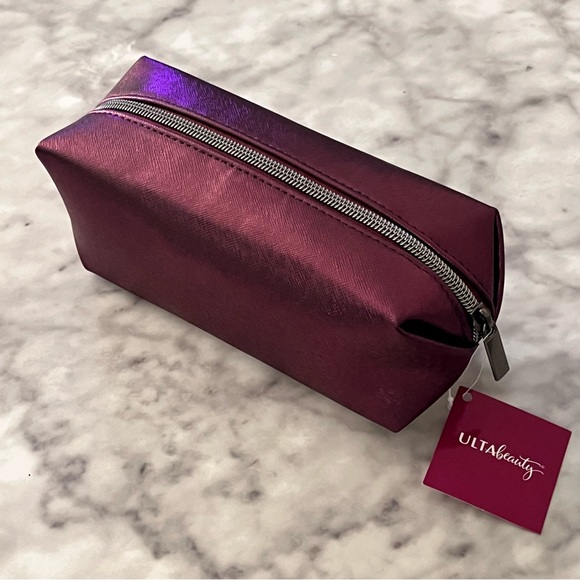 Ulta Beauty Bags New Ulta Makeup Bag In Metallic Purple Poshmark